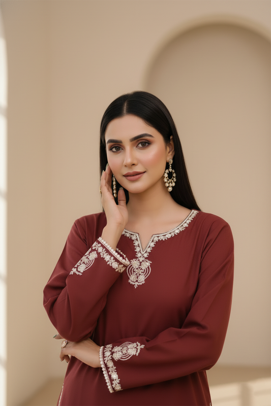 Banafsheh - Embroidered 2PC