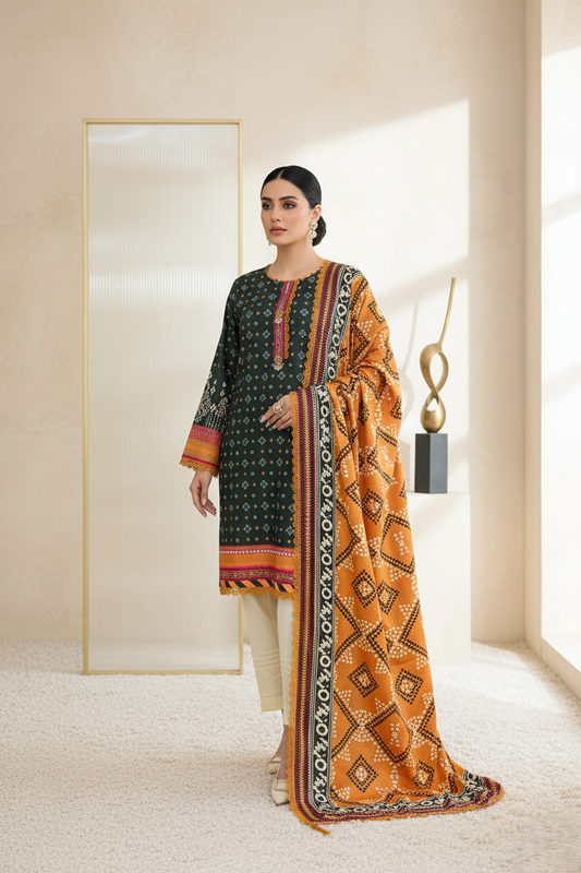 Taraneh - Winter 3PC Printed