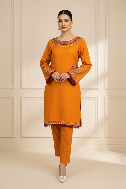 Yasna - Embroidered 2PC