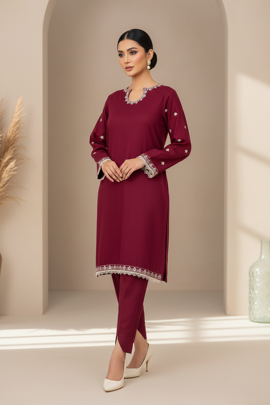 Rudabeh - Embroidered 2PC