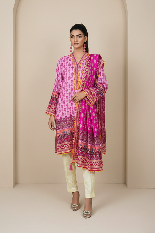 Mandana - Winter 3PC Printed