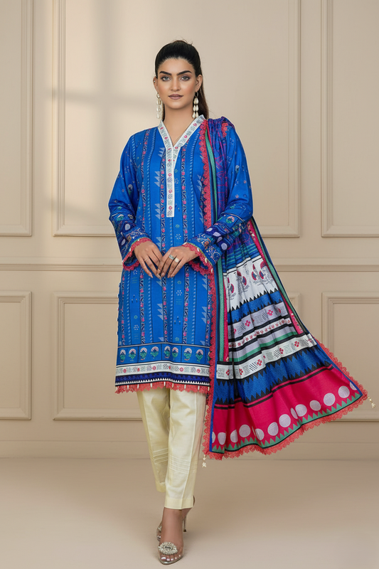 Laleh - Winter 3PC Printed